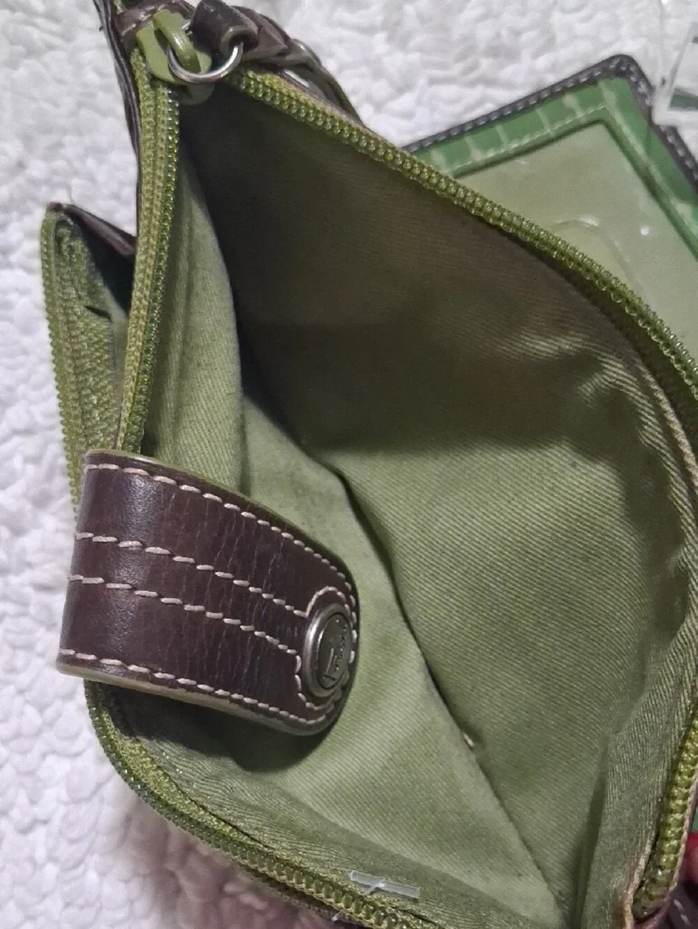Fossil leather wallet