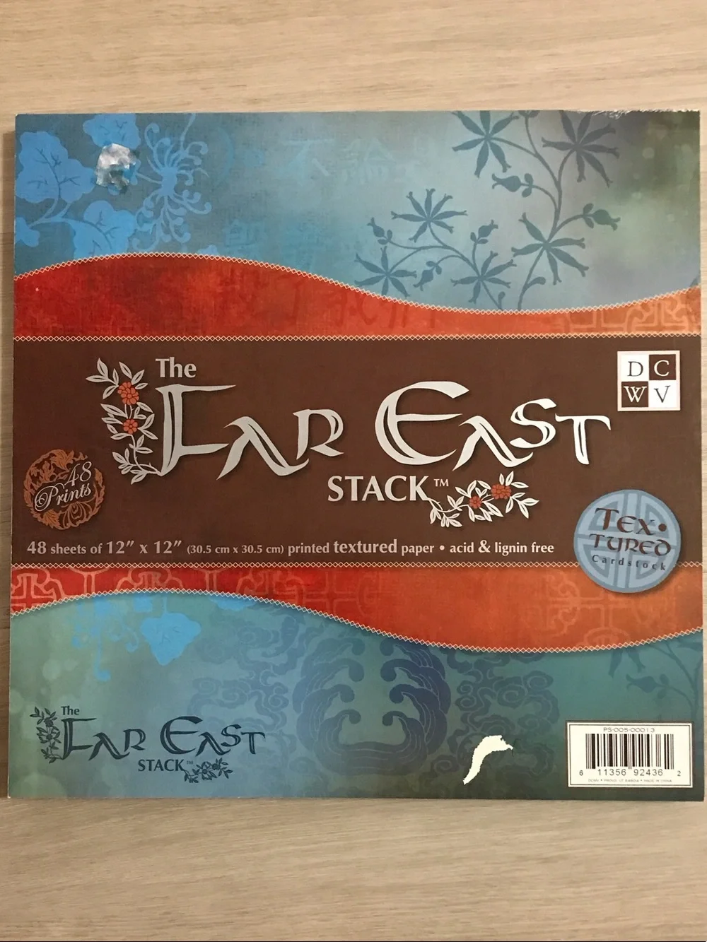 The Far East Stack Decorative Patterned Paper Pack - Blue & Red