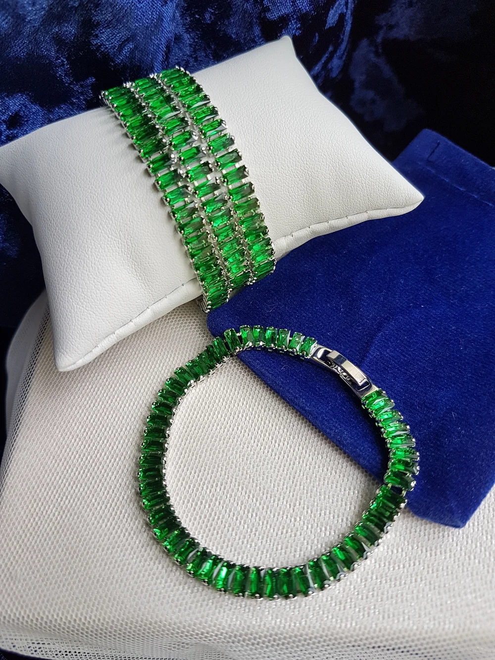 Swarovski #birthday #emerald #bracelet