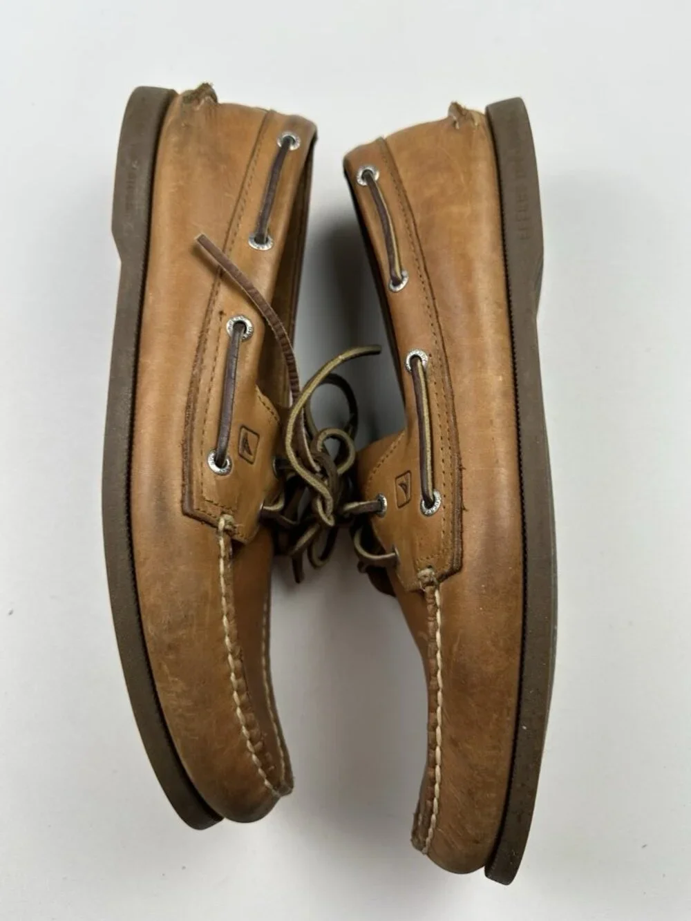 Sperry Authentic Original Men's 2-Eye Boat Shoes Brown 10 M