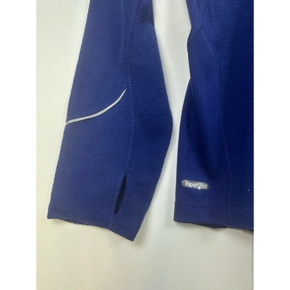 THE NORTH FACE‎ Blue Fleece Vaporwick Quarter Zip Athletic - Size Large