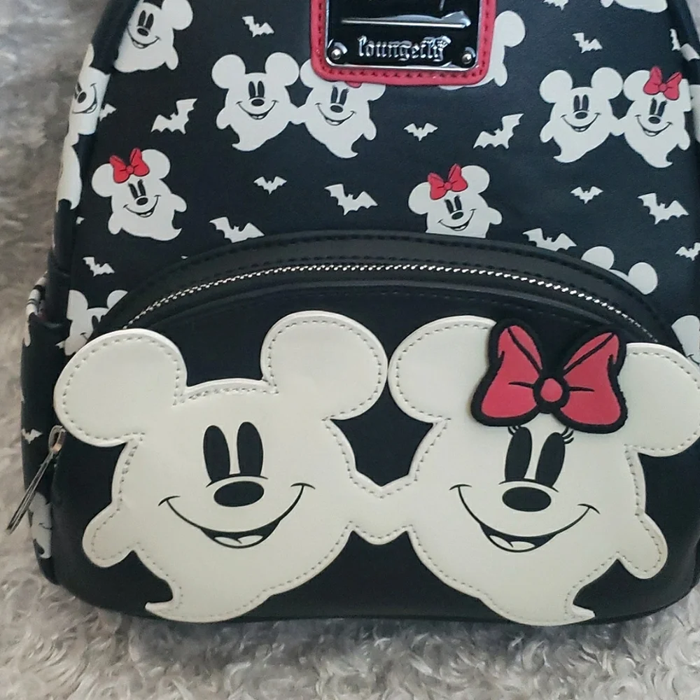 Loungefly Glow in the Dark Mickey and Minnie Ghost Halloween set