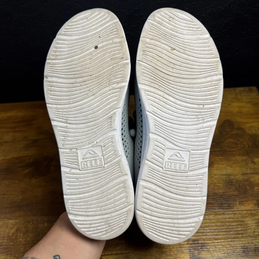 Reef Water Coast Grey Synthetic Water Shoes Mens Size 8