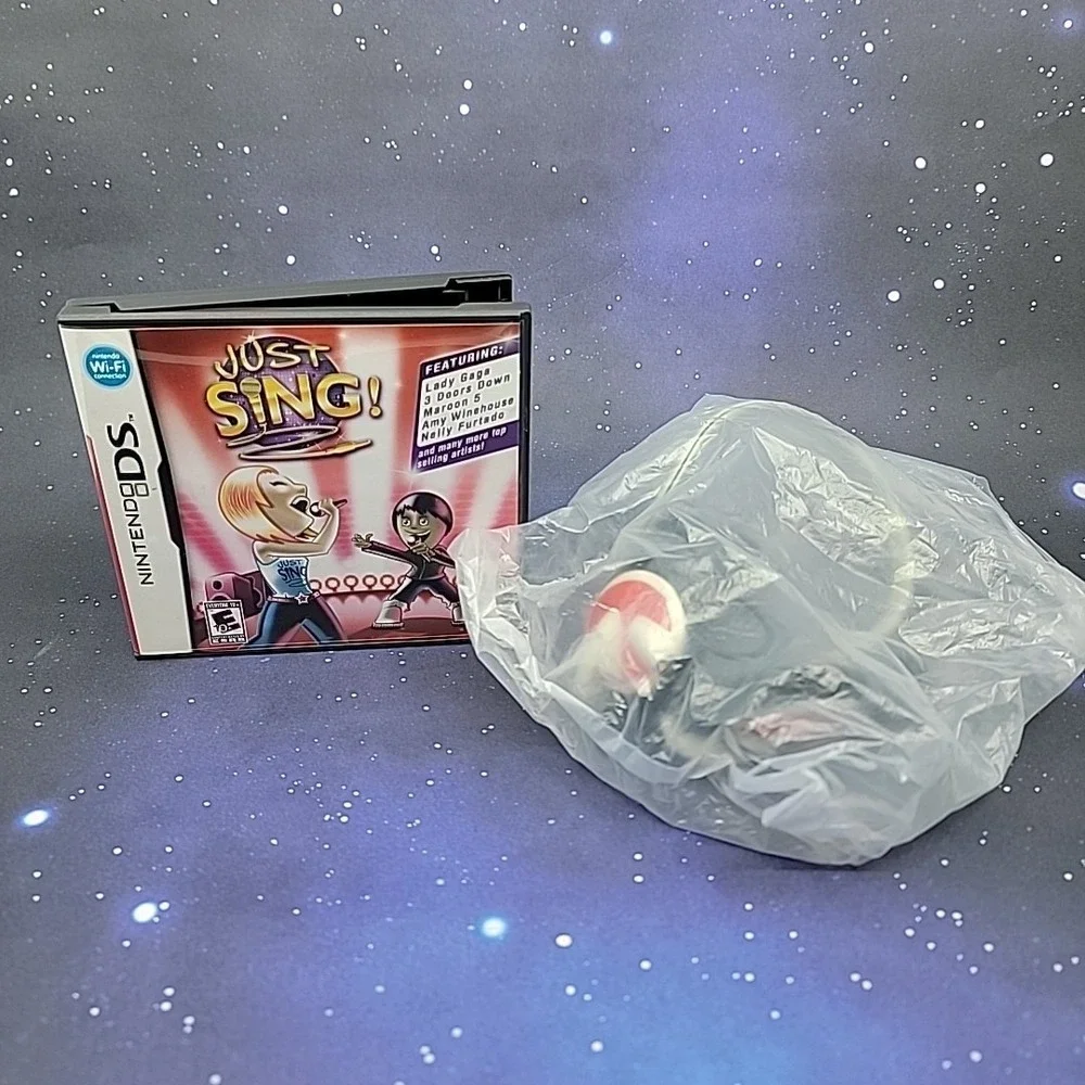 Just Sing! (Nintendo DS) Box Set W/Headset And Microphone Video Game