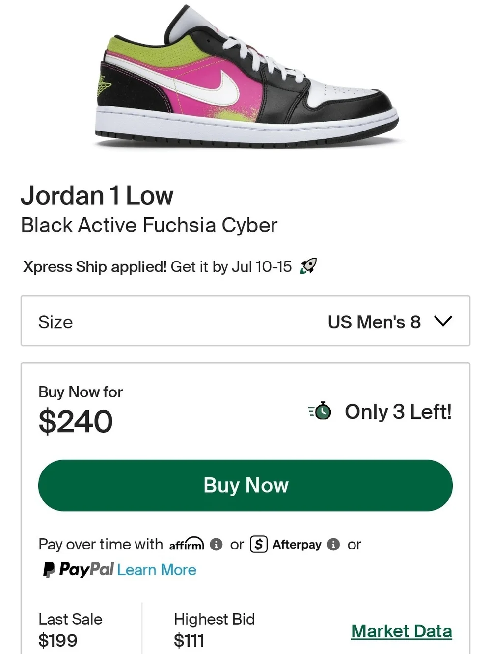 Nike great pre black