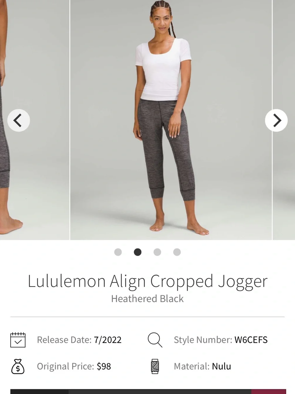 lululemon athletica rubbing 12 size