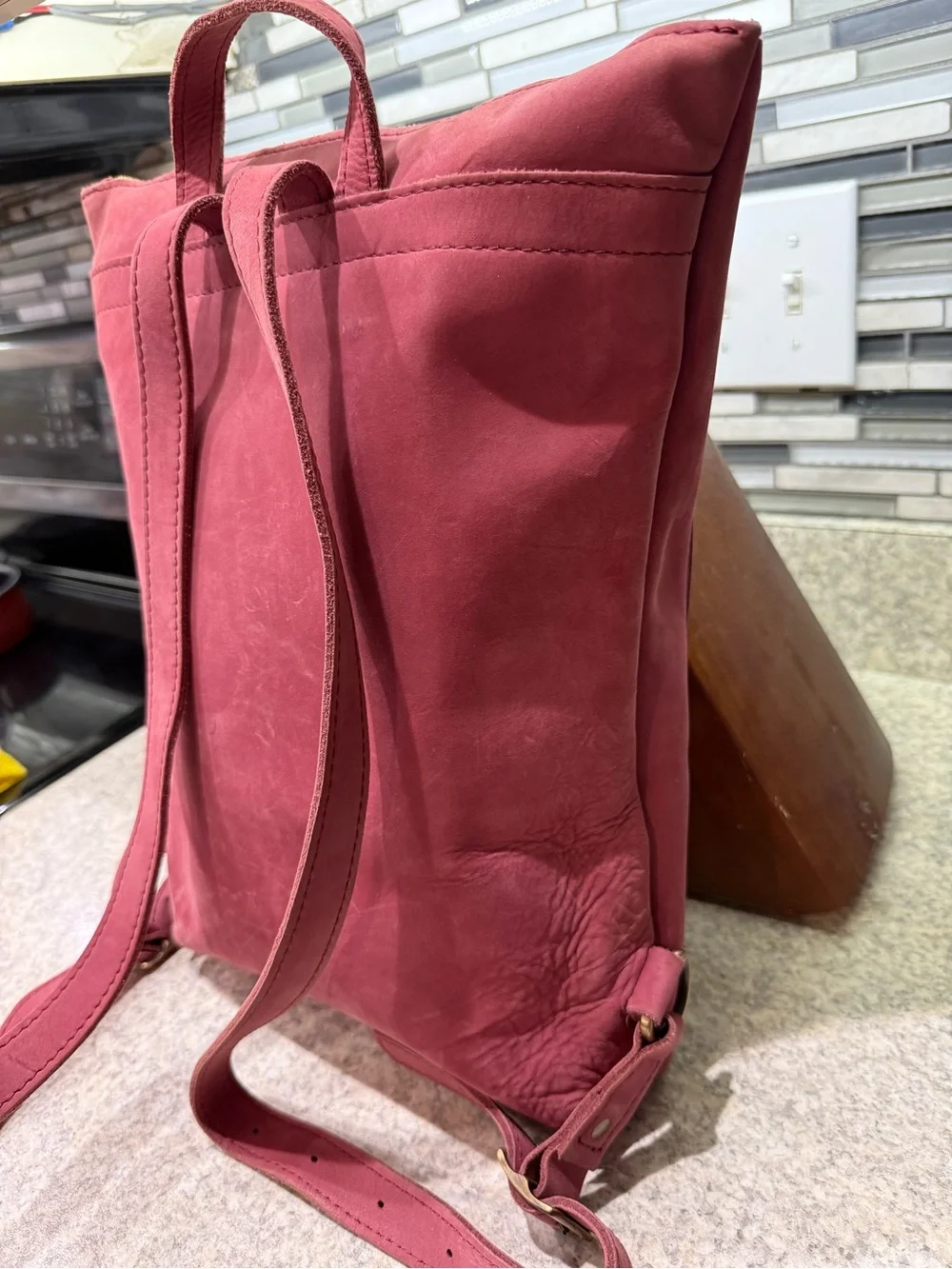 Portland Leather Foxglove Laptop Backpack