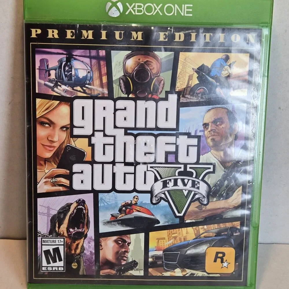 Grand Theft Auto V GTA 5 Premium Edition - Microsoft Xbox One - Pre-Owned
