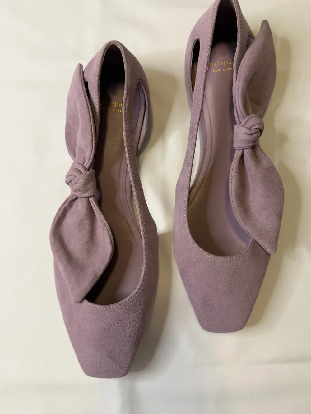 kate spade bunnie flats, purple