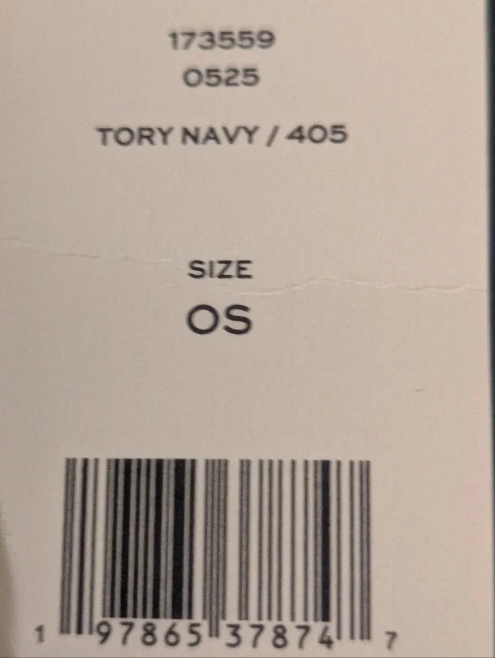 Tory Burch navy nylon
