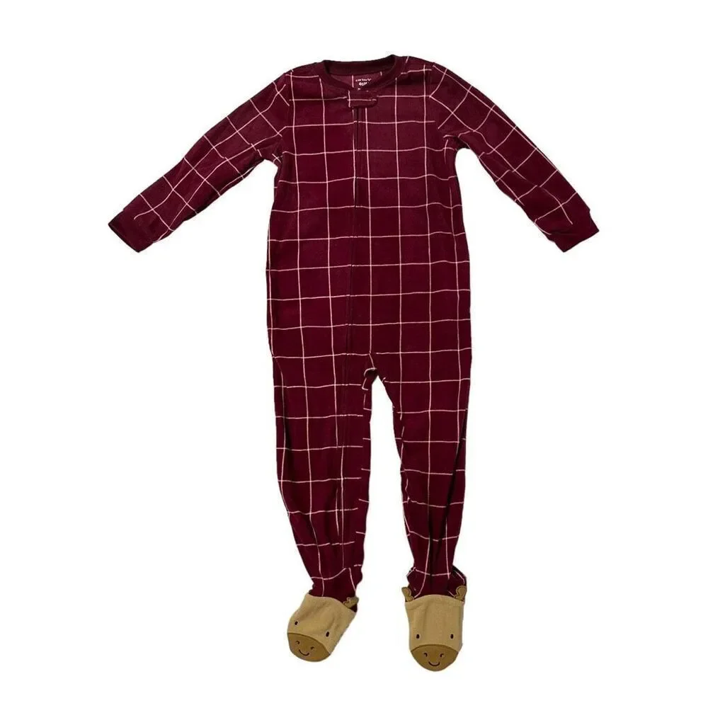 Carter’s Unisex/ Boys Footie Pajamas Size 4T