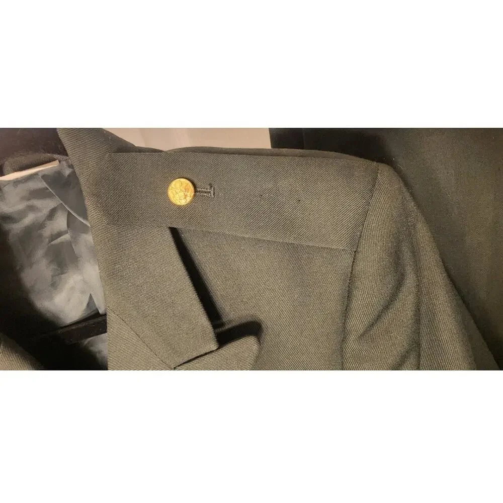 US Army Dress Green Uniform Set DSCP Coat 39L Trousers 38R Military Class A Belt