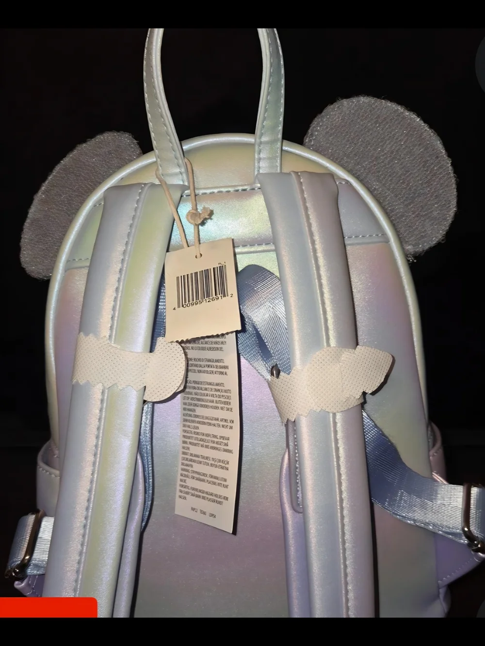 Loungefly Iridescent Sparkle Minnie Ear Mini Backpack