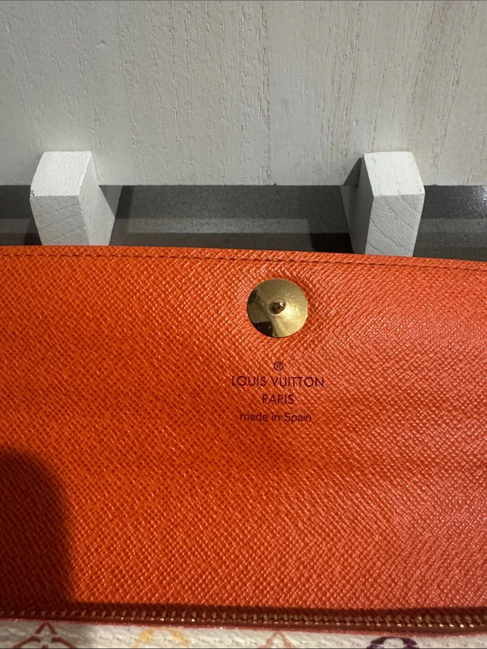 Louis Vuitton Authentic Monogram Takashi Murakami Multicolor Monogram  Wallet.