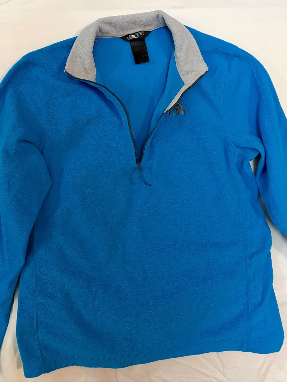 The North Face Men's Blue Quarter-Zip Fleece