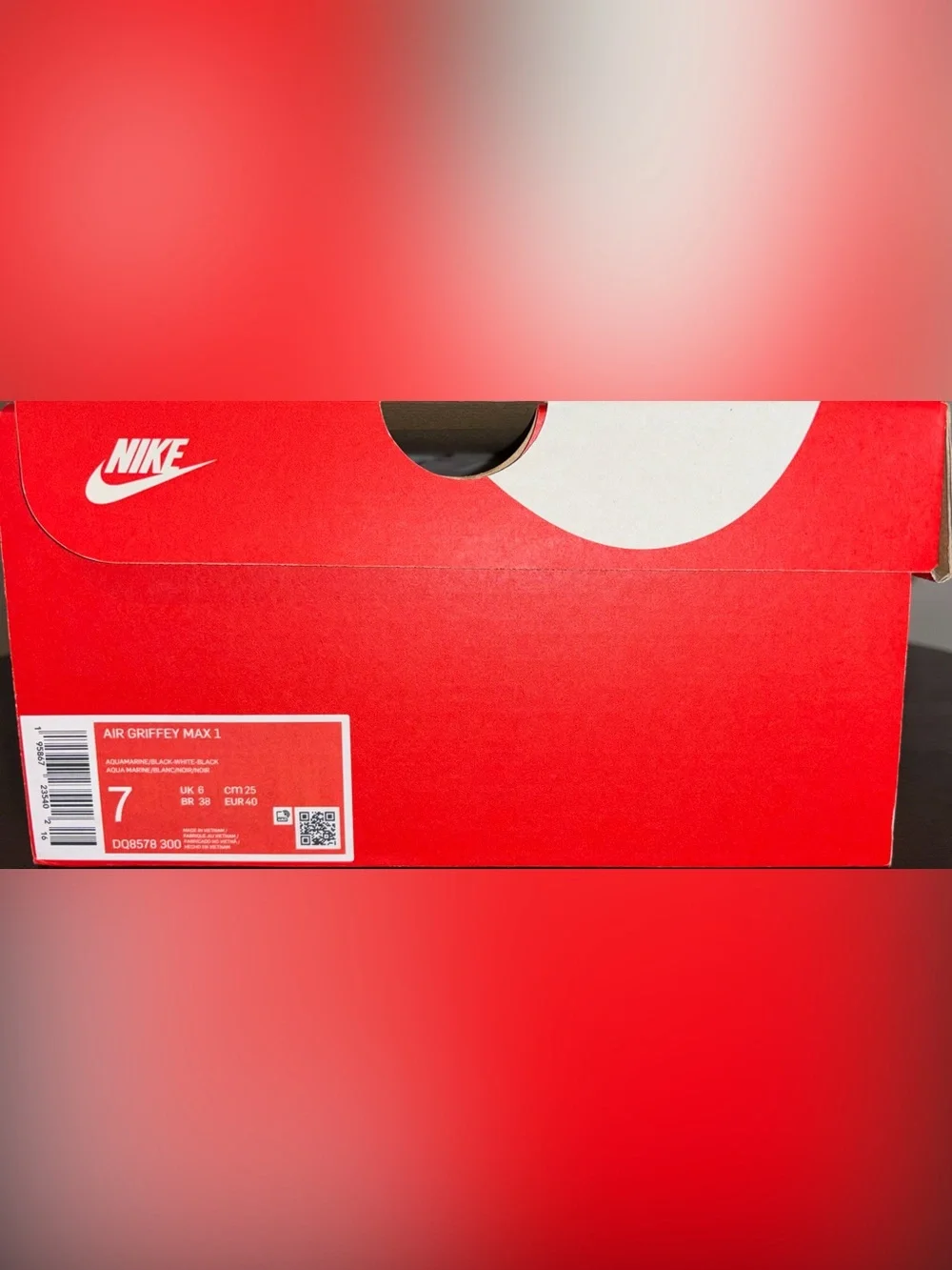 Nike Air Griffey Max 1 Aquamarine Mens Size 7 Brand New With Box