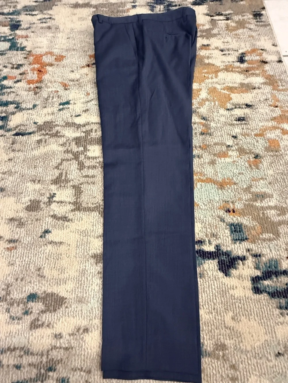 J Crew Thompson Slim Fit men's suit dress pant 32 slacks trousers dark gray blue