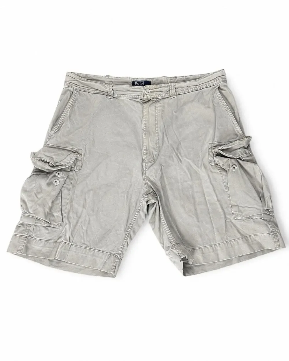 Polo Ralph Lauren Classic Chino 67 Cargo Shorts Men’s 38 Beige 100% Cotton
