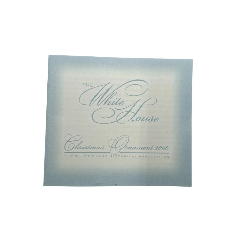 The White House Historical Association 2006 Christmas Ornament Original Box