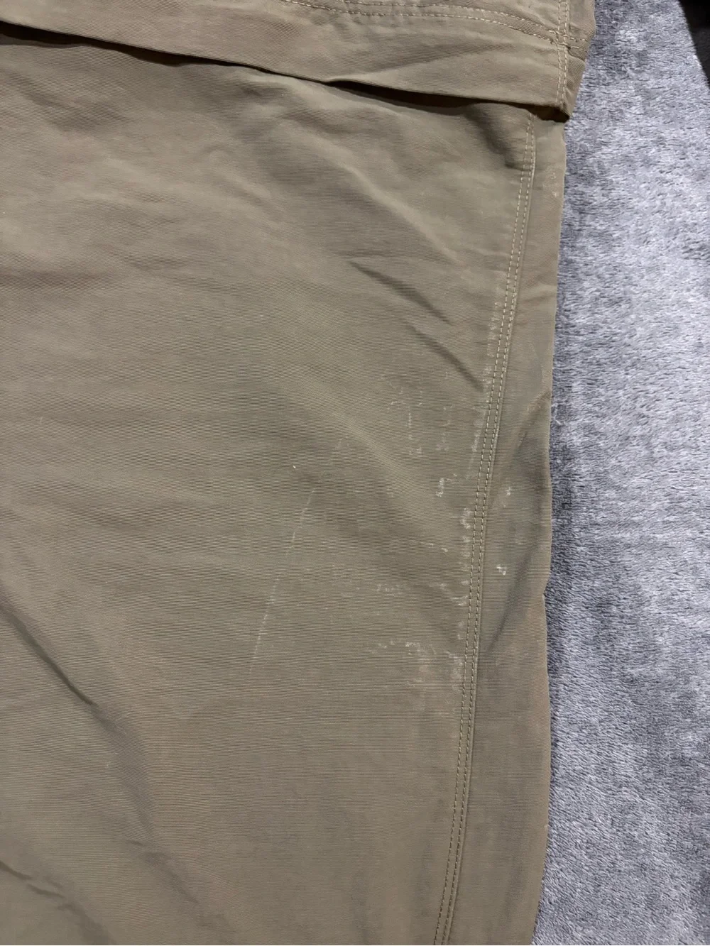 North Face Men's Cargo Hiking Pants Size Medium Outdoor Convertible Belted