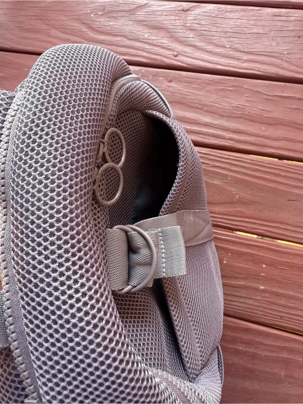 adidas Purple Mesh Compact Backpack
