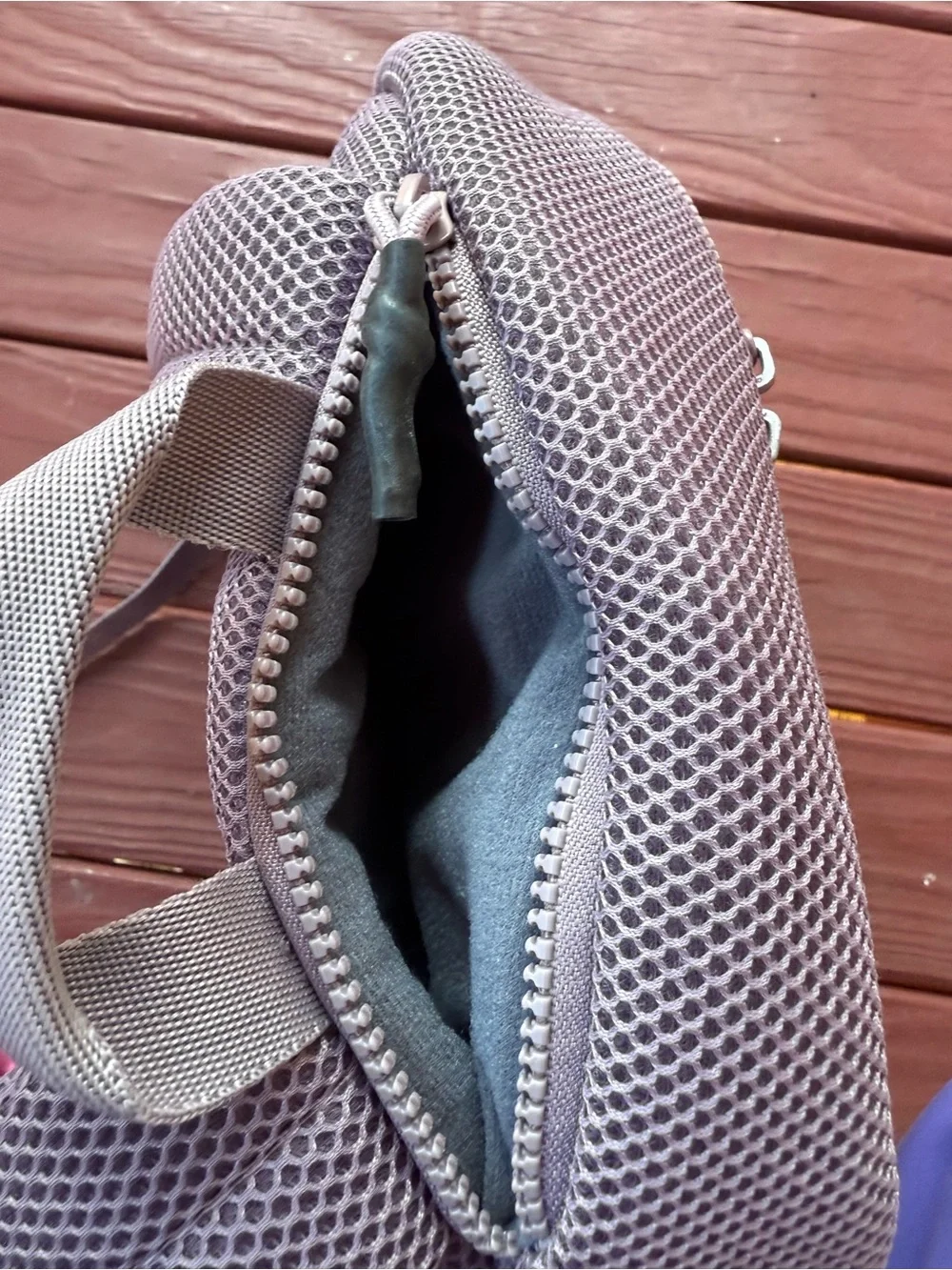 adidas Purple Mesh Compact Backpack
