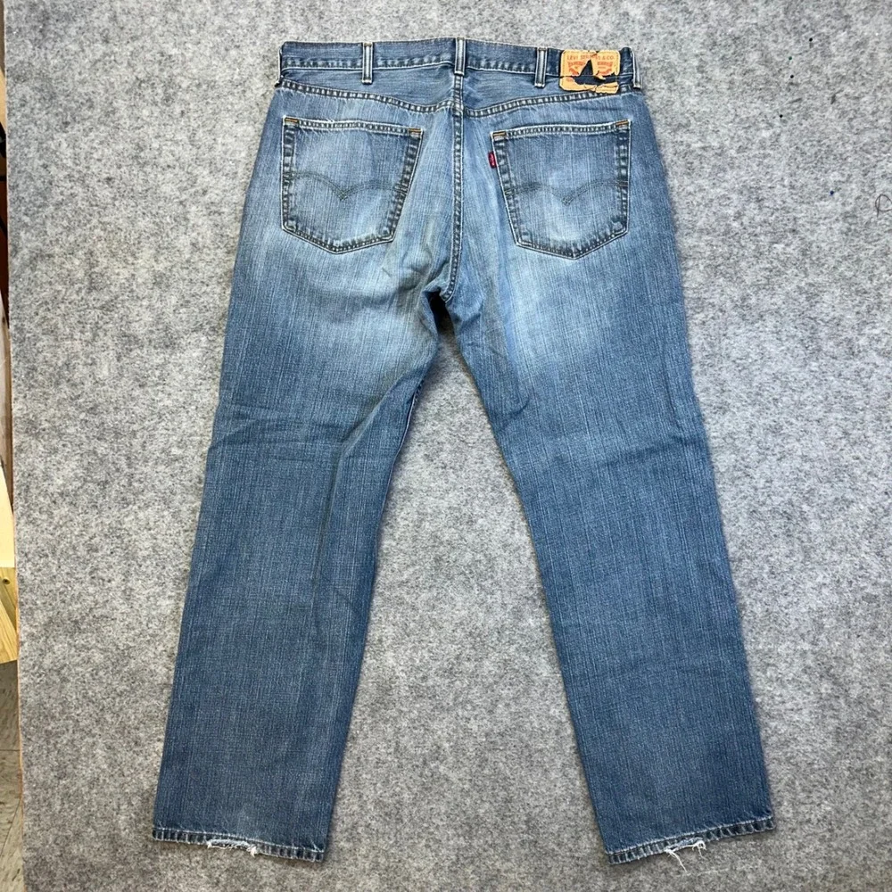 Lot of 5 Levi's 559 Relaxed Straight Jeans Mens 38x32 Blue Black Work Pants