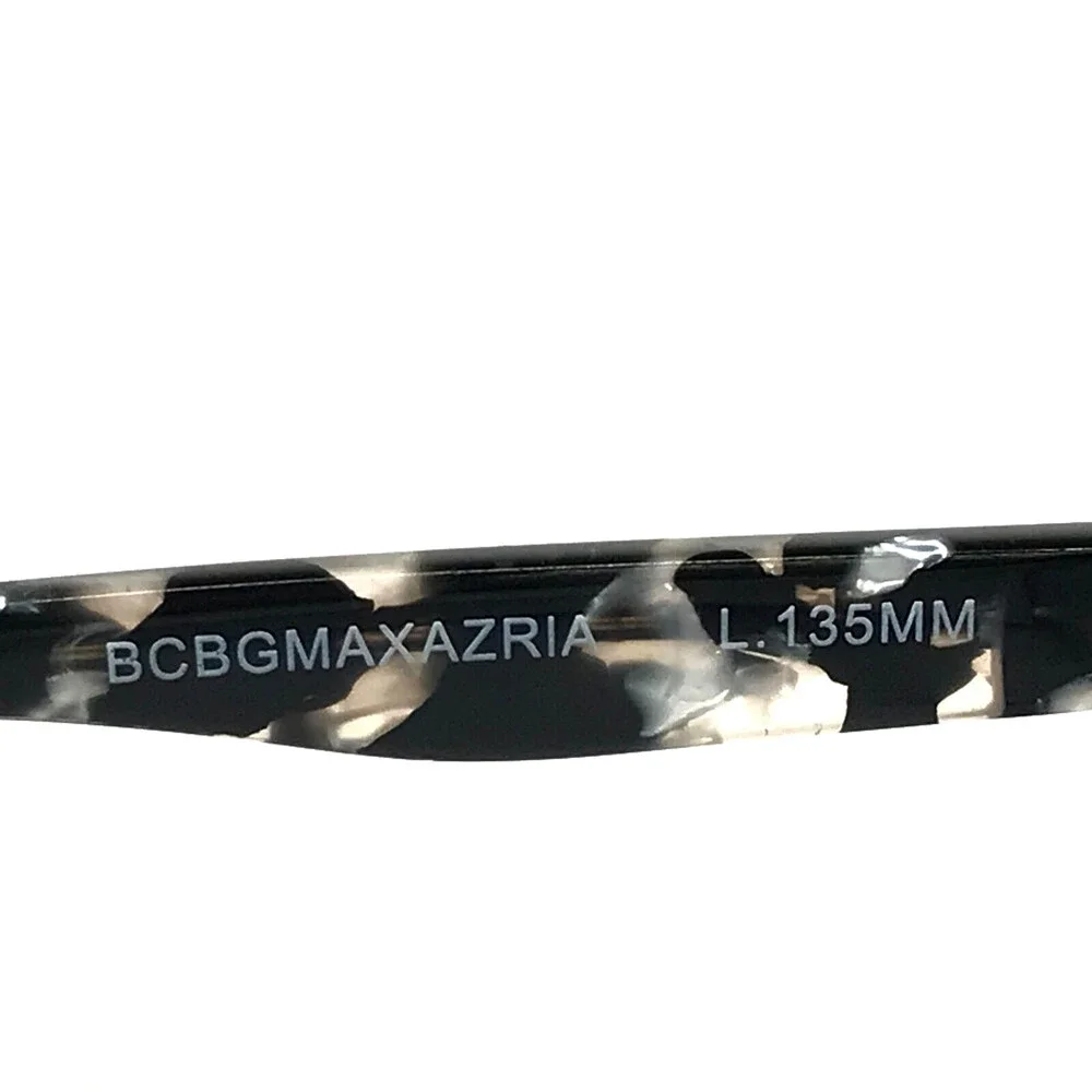 BCBGMAXAZRIA Eyeglasses Frames CARRIGAN BLACK Gold Cat Eye Full Rim 53-17-135