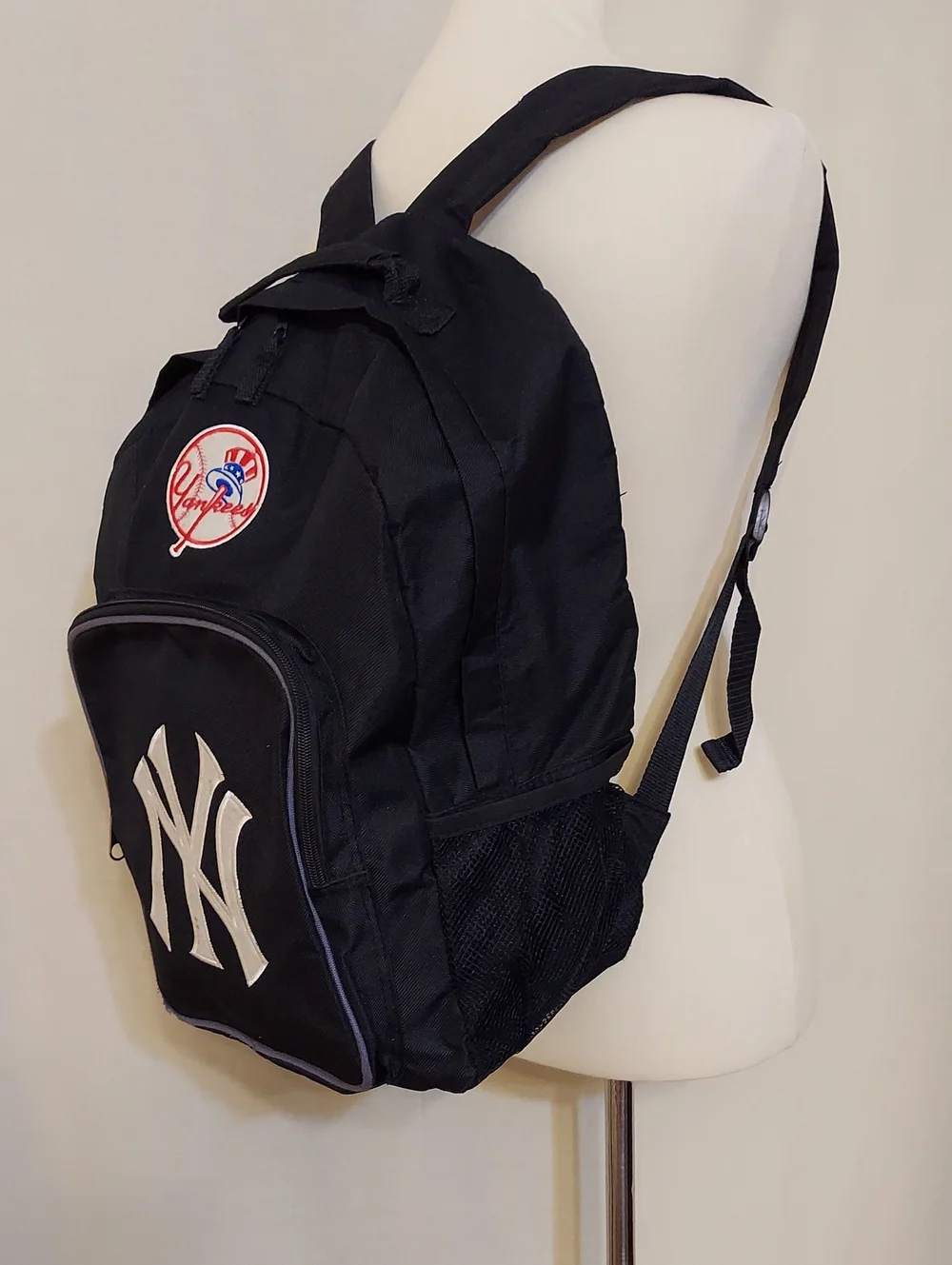 New York Yankees Black Backpack with Logo