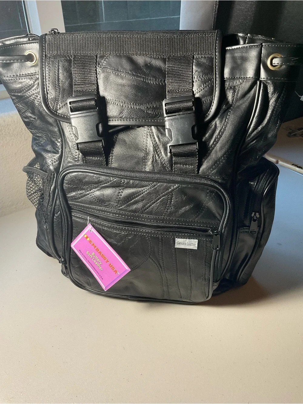 Embassy USA black genuine