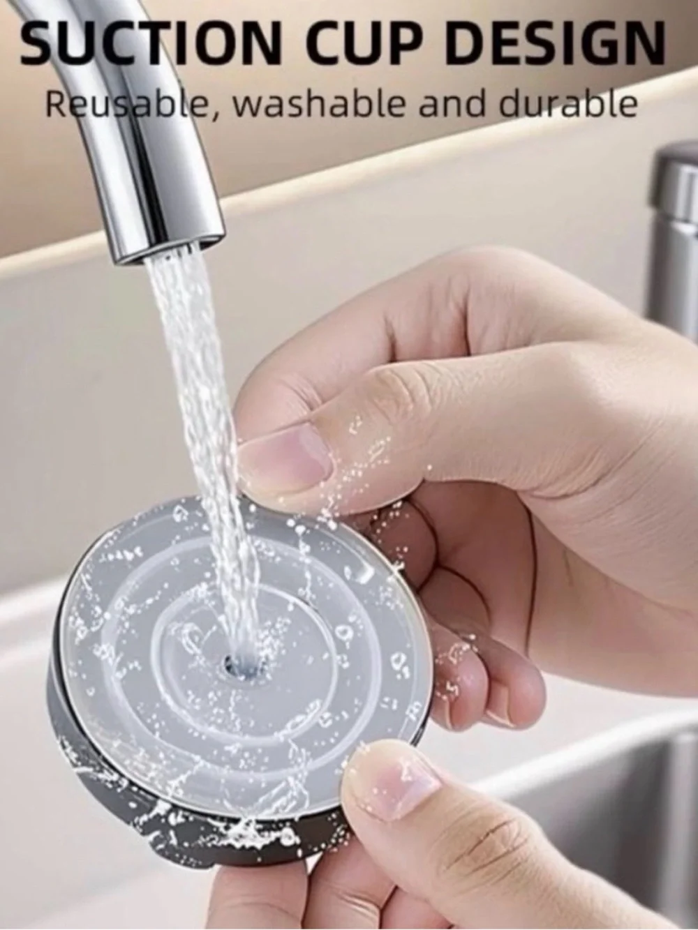 💞 New Black Anti-Rust Suction Wall Hook for Bath
