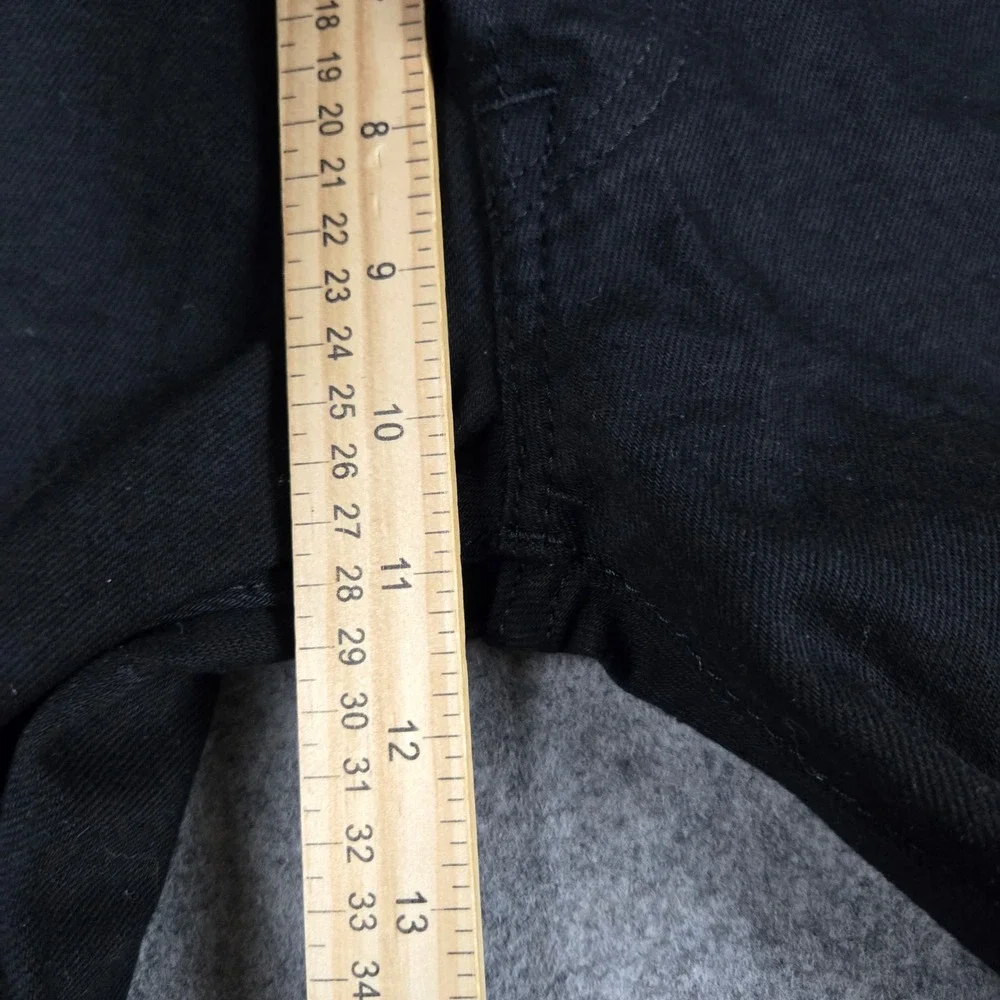 Levi's 501 Original Jeans Mens 32x32 Black Straight Leg Button Fly Stretch New