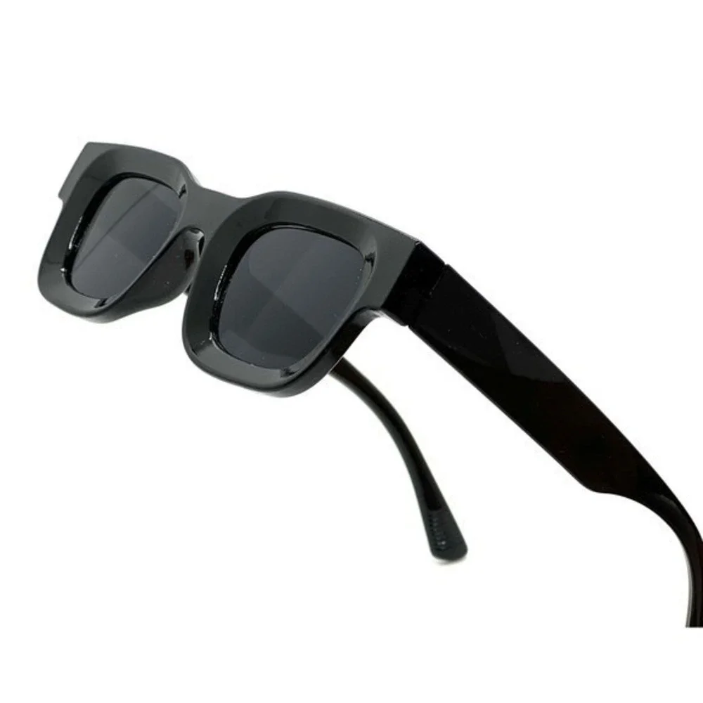 Classic Black Rectangle Women's Sunglasses