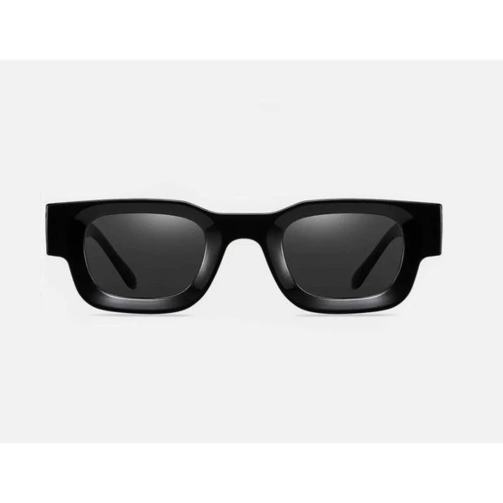 Classic Black Rectangle Women's Sunglasses