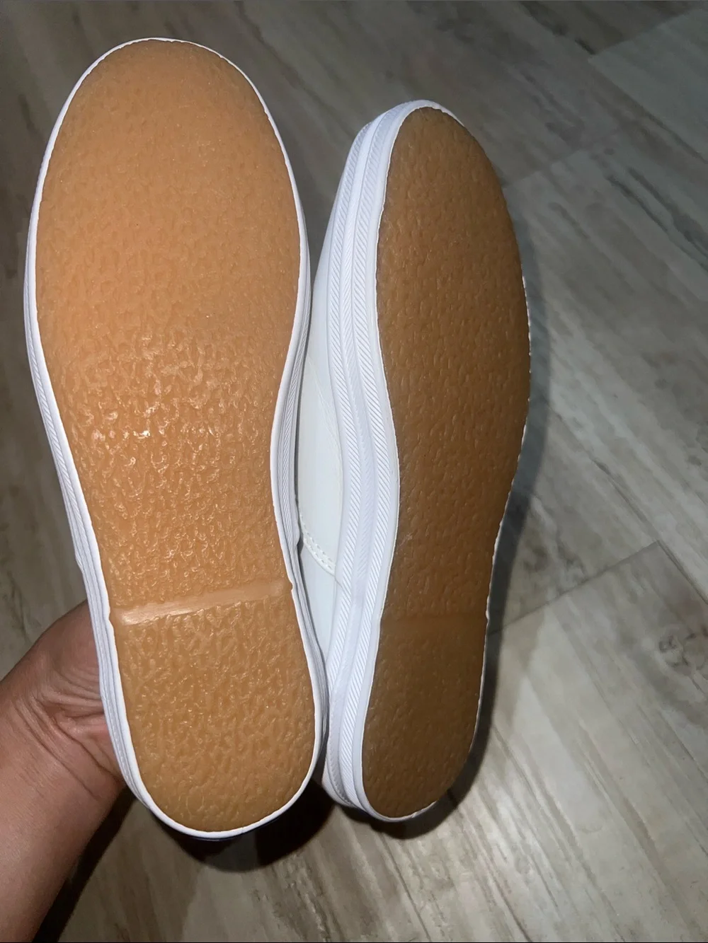 Keds Girls White Lace-Up All Leather Sneakers NWOB
