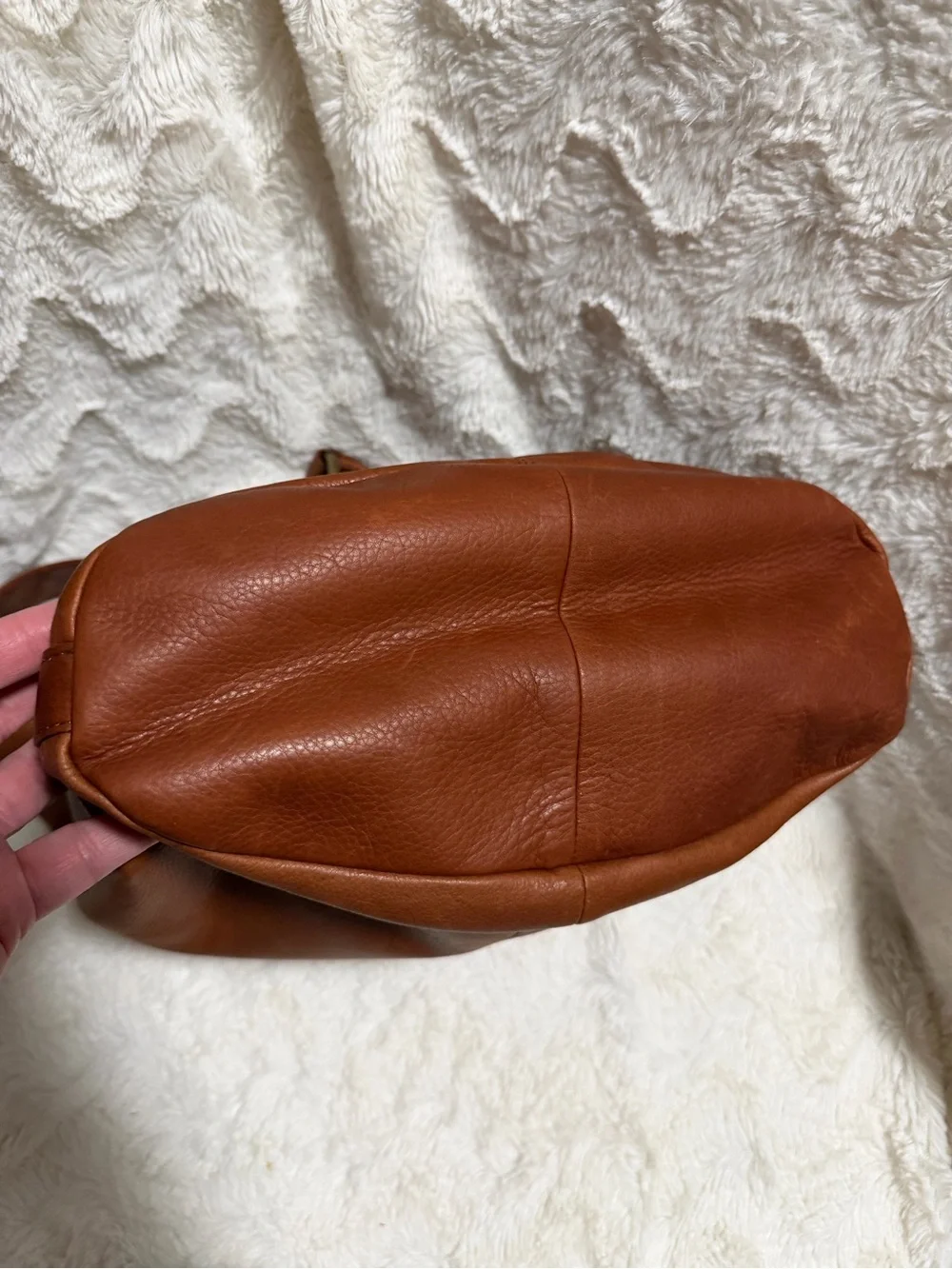 NWOT! American Leather Co. Viv Leather Hobo cognac color
