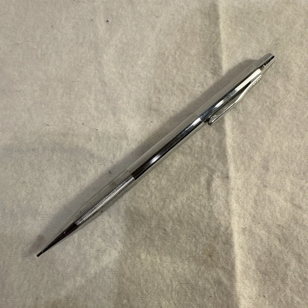 Vintage Cross Century Chrome Mechanical Pencil Thin Lead made in USA EUC