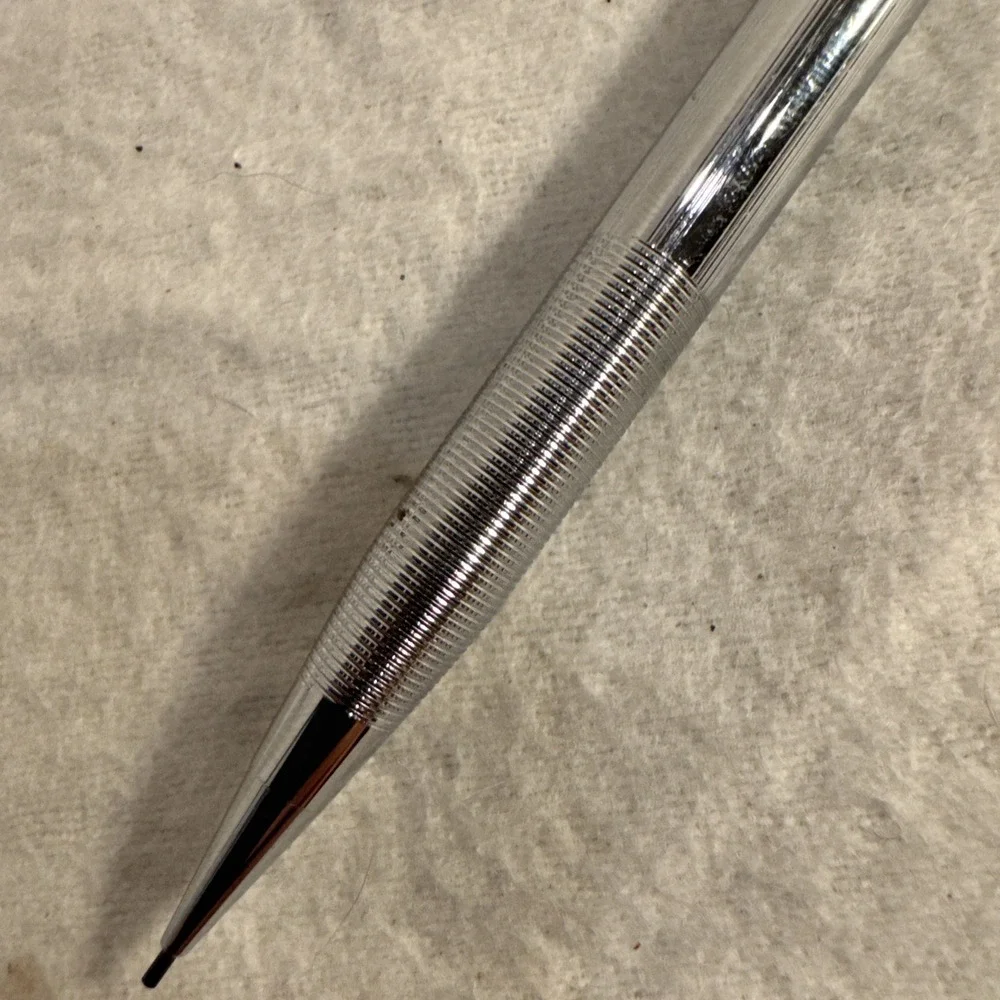 Vintage Cross Century Chrome Mechanical Pencil Thin Lead made in USA EUC
