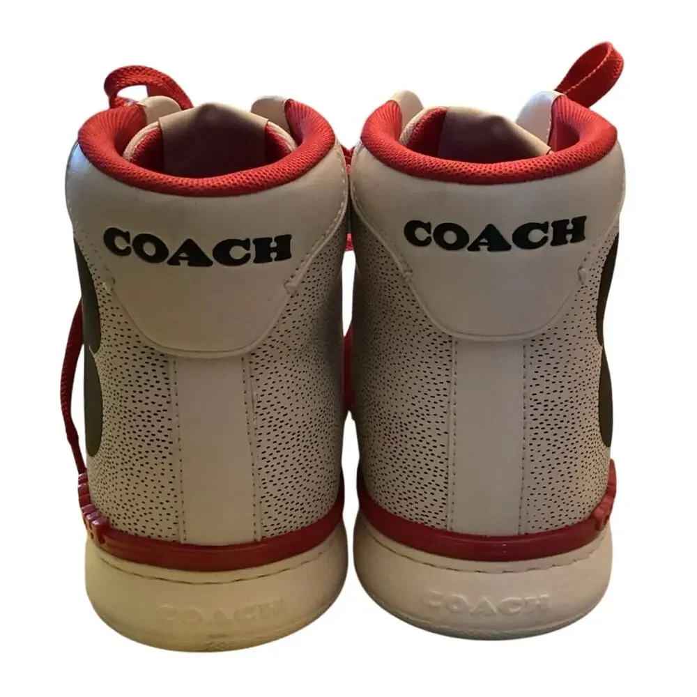 Coach Disney Mickey Mouse x Keith Haring Clip High Top Sneakers Sz EU 43 10 Mens