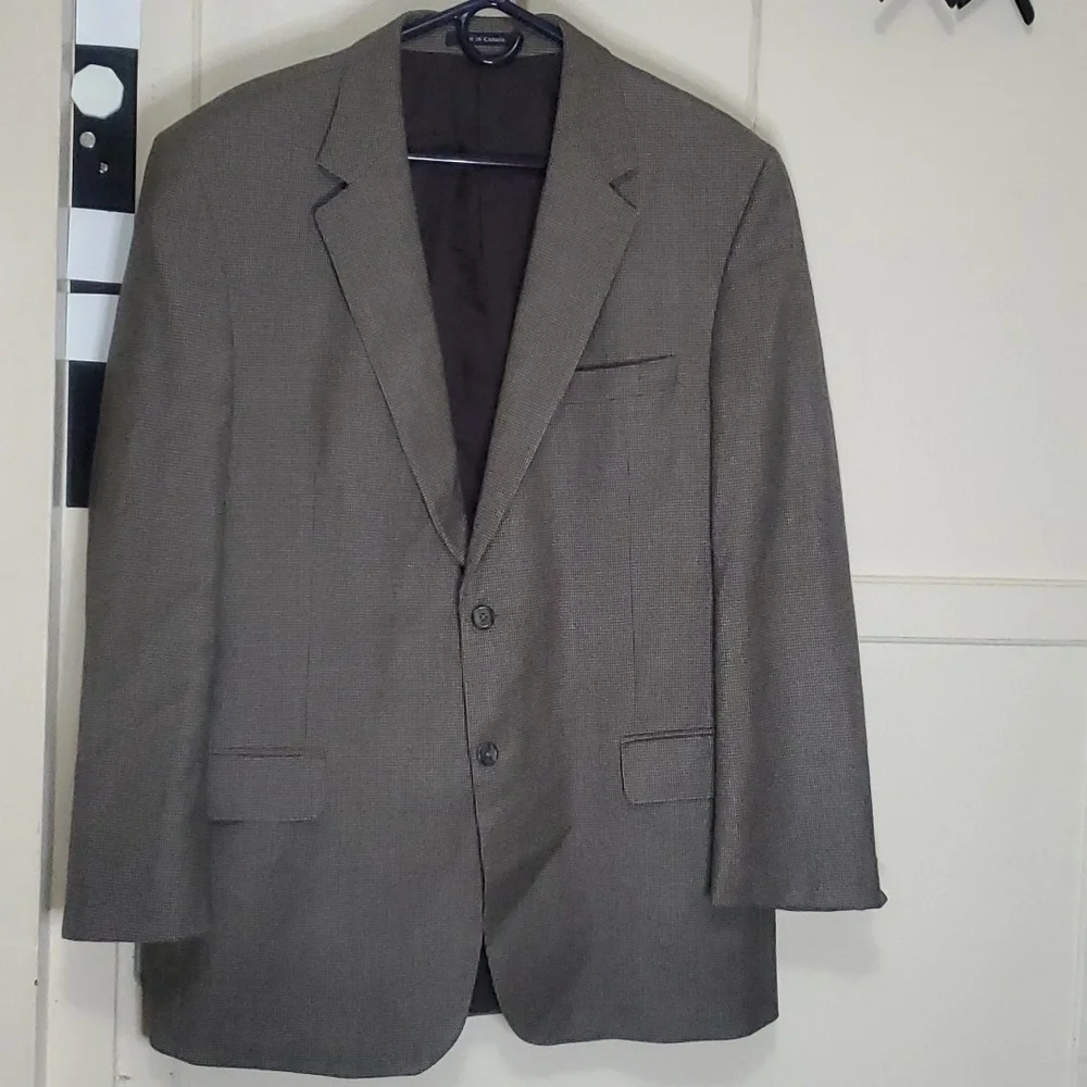 Lands' End Wool Cashmere Blend Blazer Sport Jacket 44R