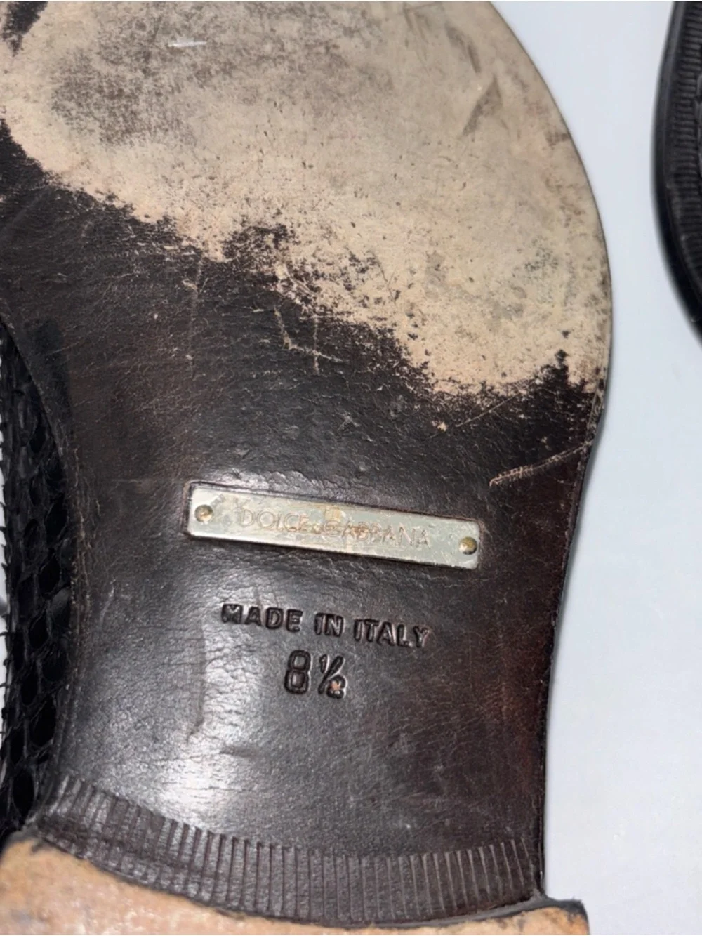 Dolce & Gabbana polished textured