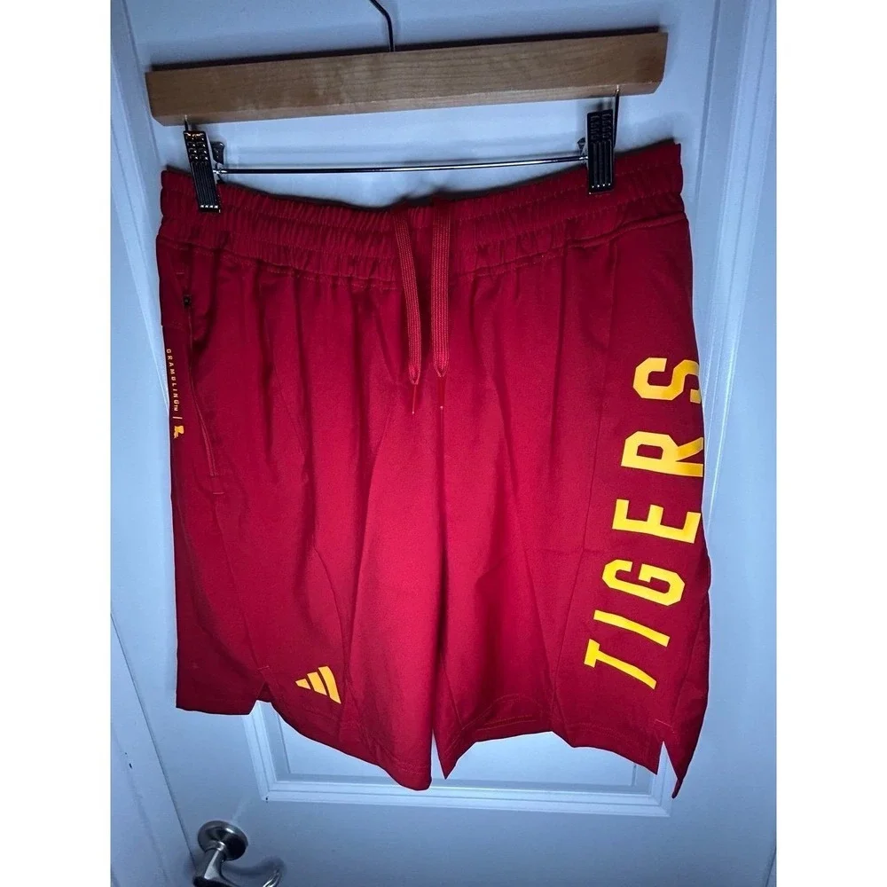 Grambling State Tigers College Team Issued Adidas Shorts Size Mens Medium NWT