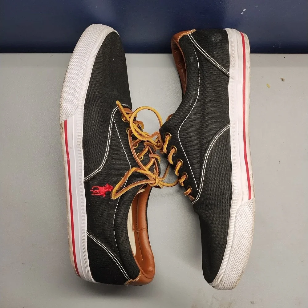 Polo Ralph Lauren Vaughn Sneakers‎ Mens 13D Multi Upper Canvas Athletic Lace Up