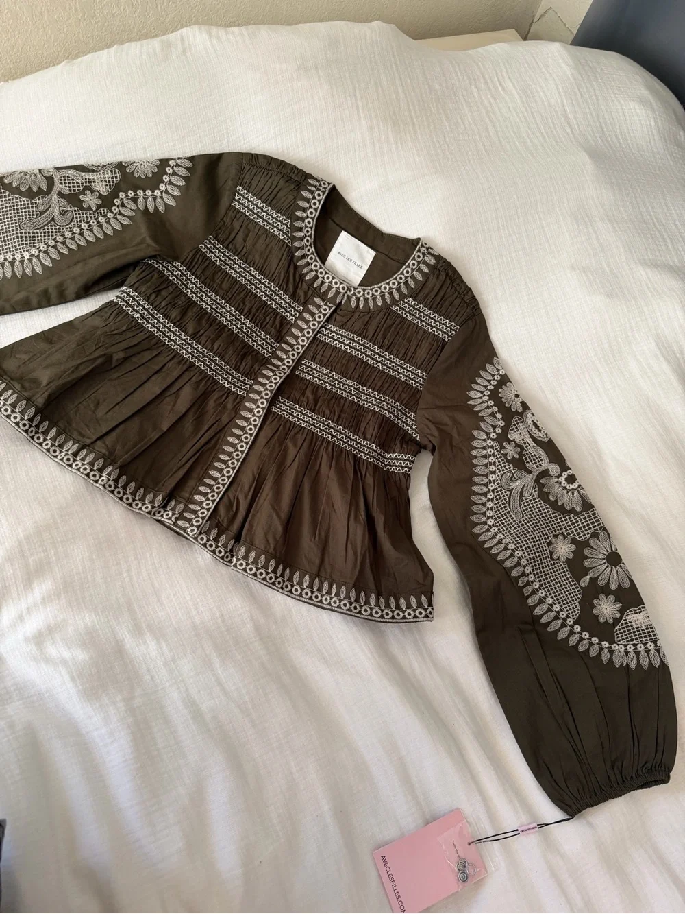 Anthropologie peplum hem
