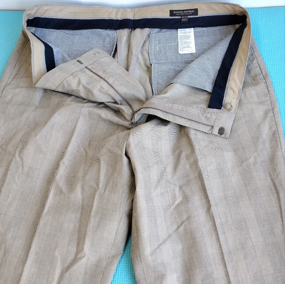 Banana Republic Men's Non-Iron Slim Fit Pants 36 X 34