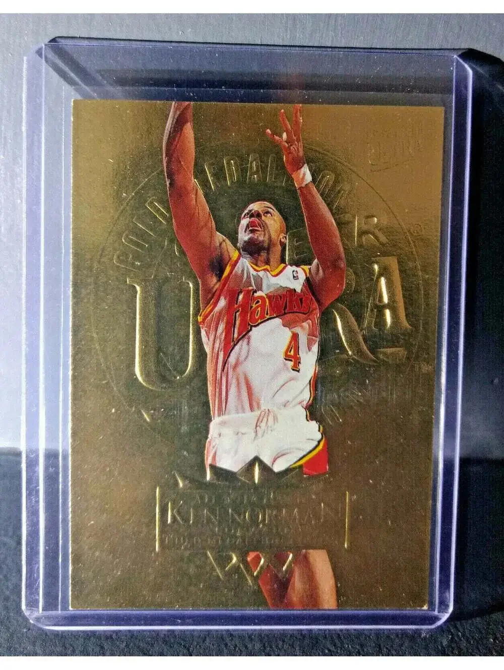 1995-96 Ken Norman Fleer Ultra Gold Medallion #6 Basketball Card