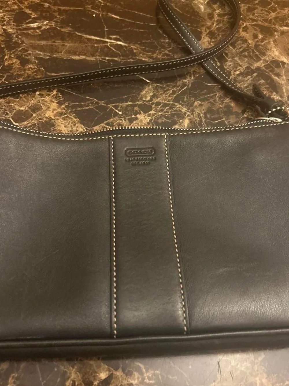 Coach Brown Leather Hobo Shoulder Bag