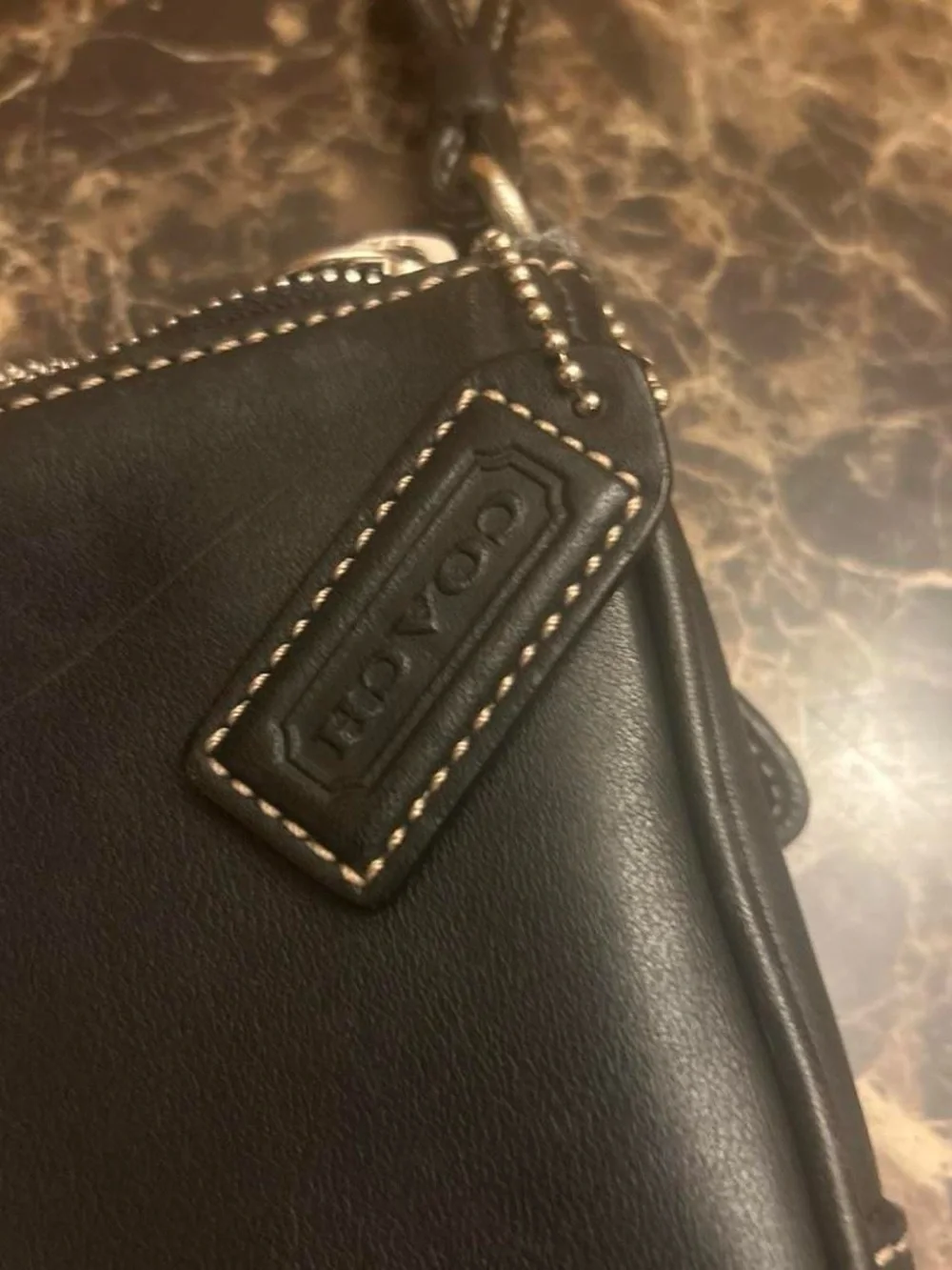 Coach Brown Leather Hobo Shoulder Bag