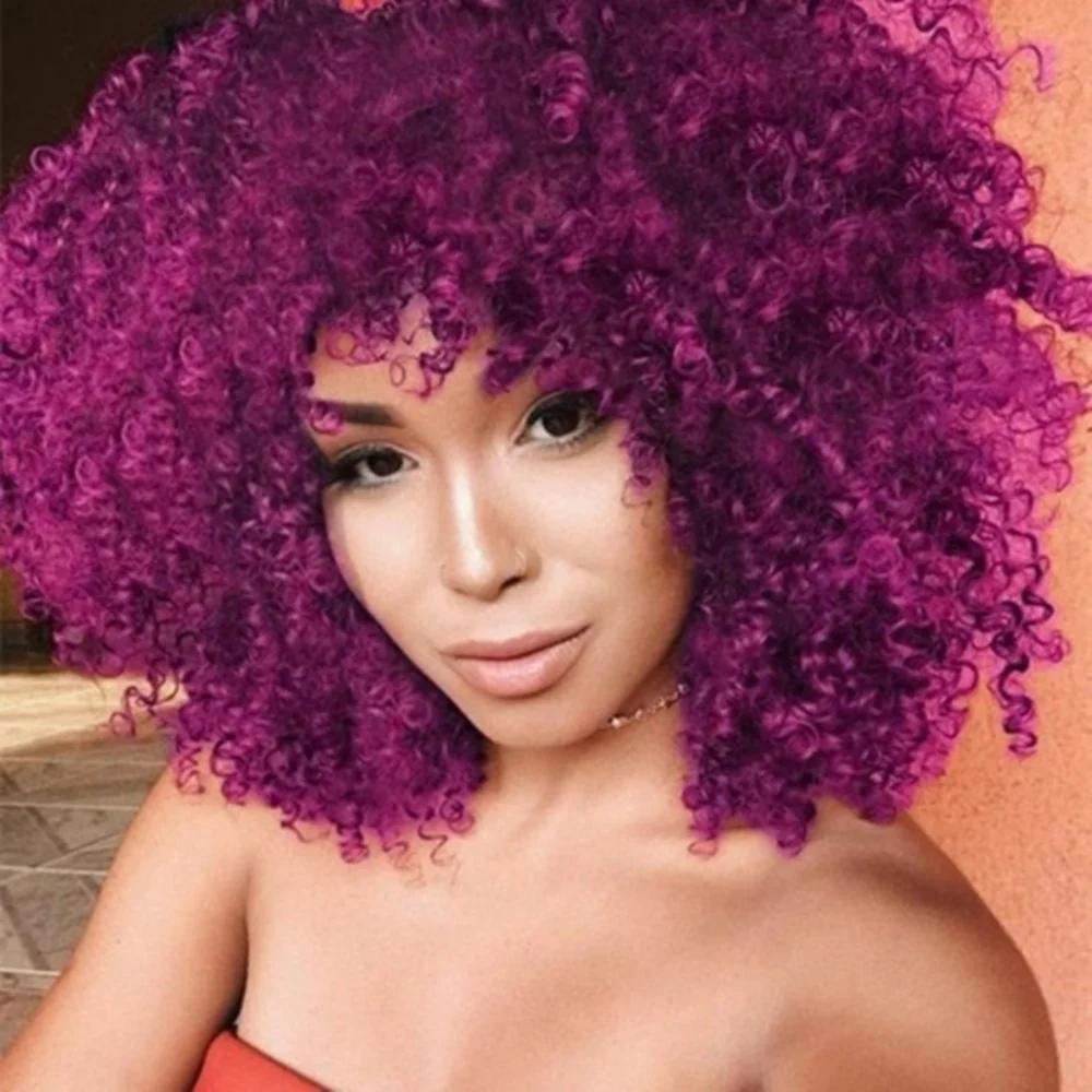 Blooming Hair Curly High Quality Wig