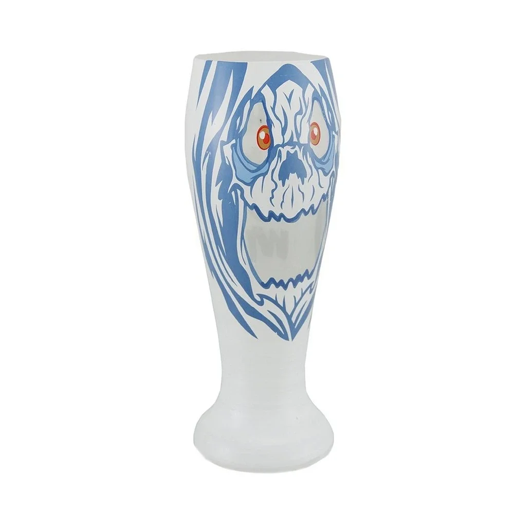 Hand Painted Ghost Pilsner Pint Glass - Three Sheets to the Wind - Halloween‎